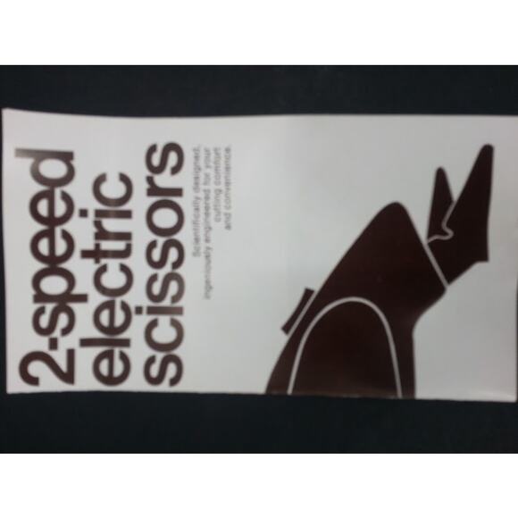 Vintage Montgomery Ward Electric Fabric Scissors 2- Speed Model Lindar/6934 - Picture 3 of 3